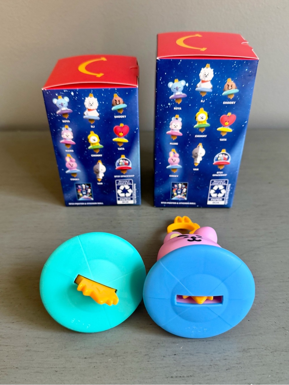 McDonald's Shooky & Cooky BT21 Happy Meal Toy Figures Set K-Pop BTS 2026 NEW - Picture 3 of 5